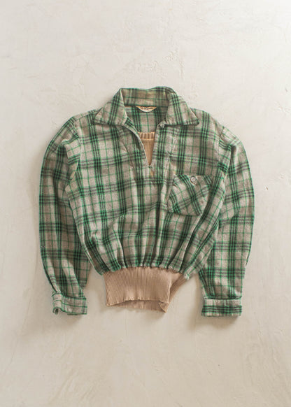 1960s Puritan Wool Flannel Shirt Size XS/S