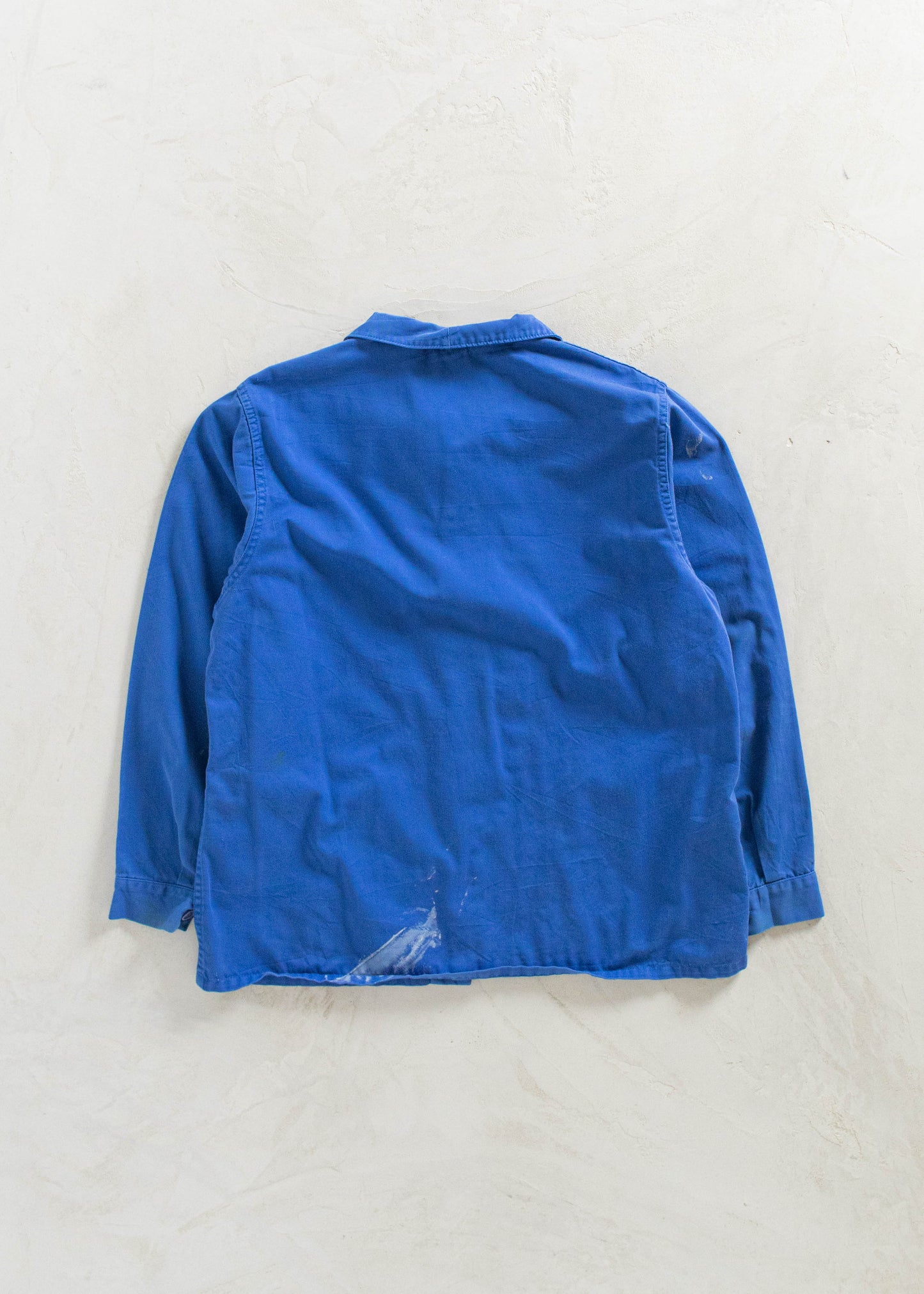 Vintage 1980s Bleu de Travail French Workwear Chore Jacket Size M/L