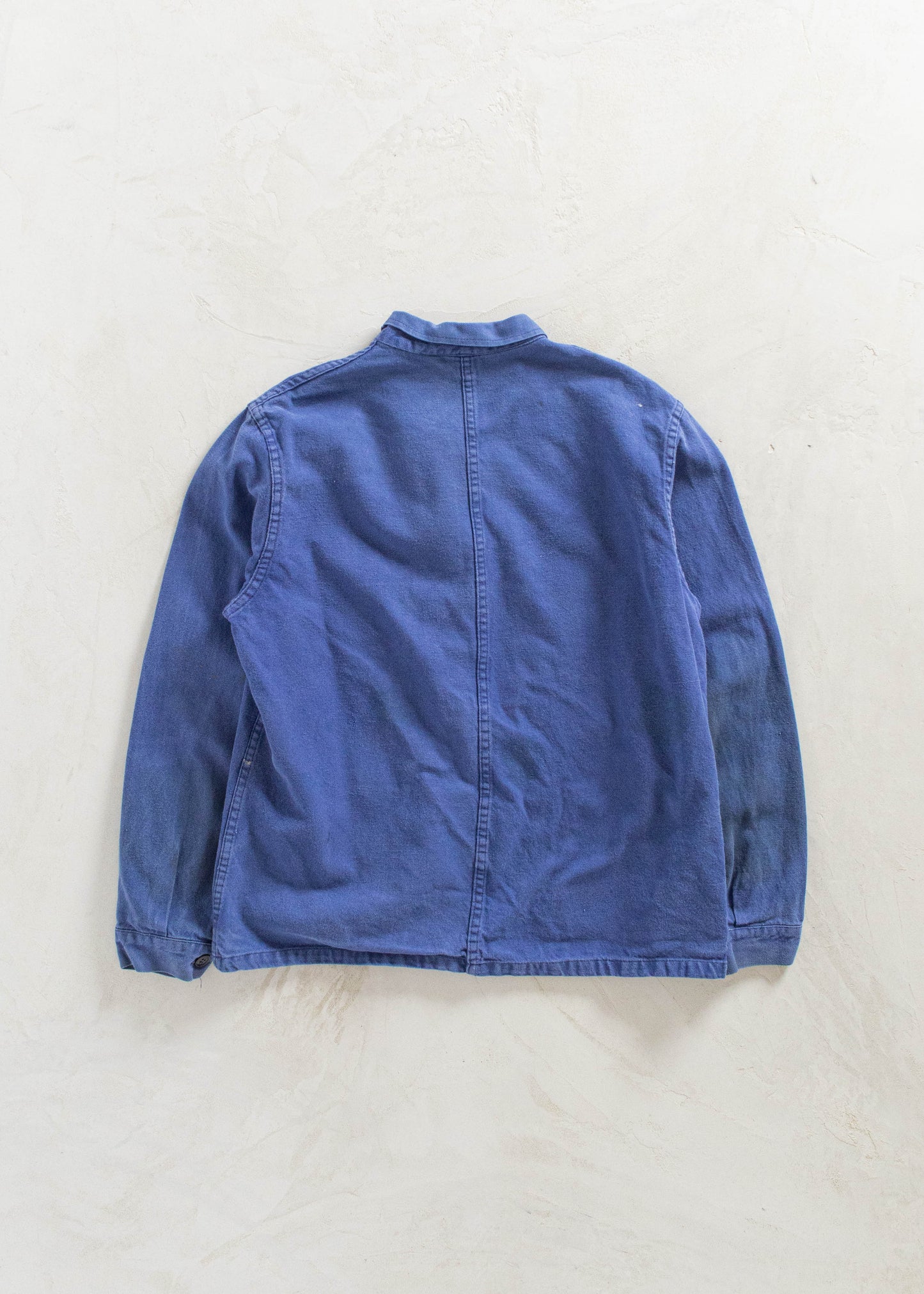 Vintage 1980s Molinel Bleu de Travail French Workwear Chore Jacket Size M/L