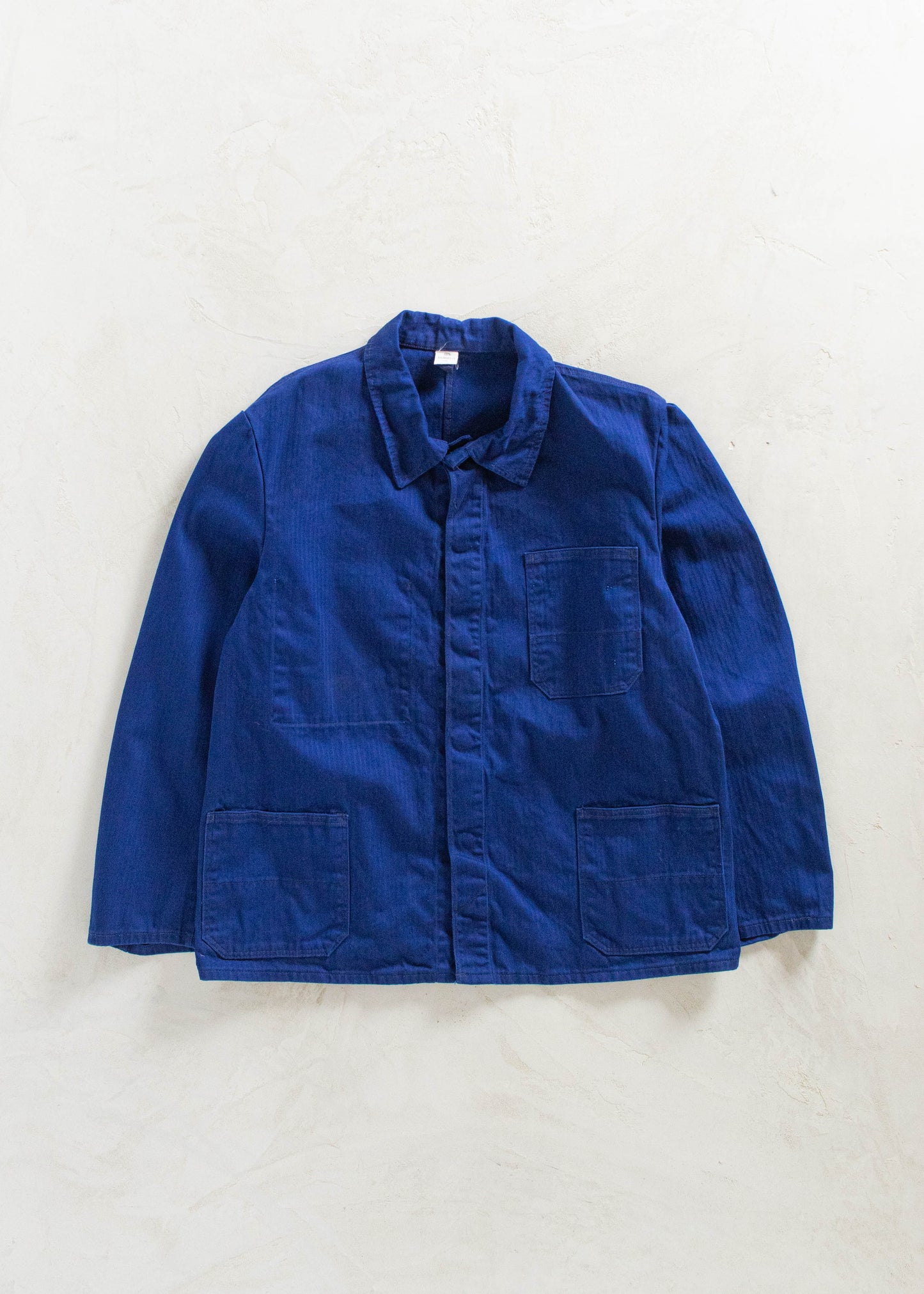 Vintage 1980s Bleu de Travail European Workwear Chore Jacket Size L/XL