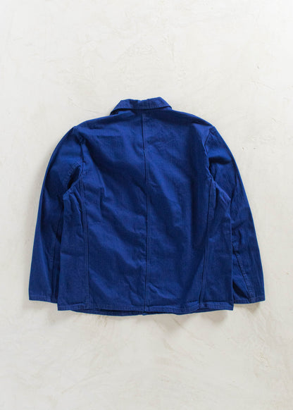 Vintage 1980s Bleu de Travail European Workwear Chore Jacket Size L/XL