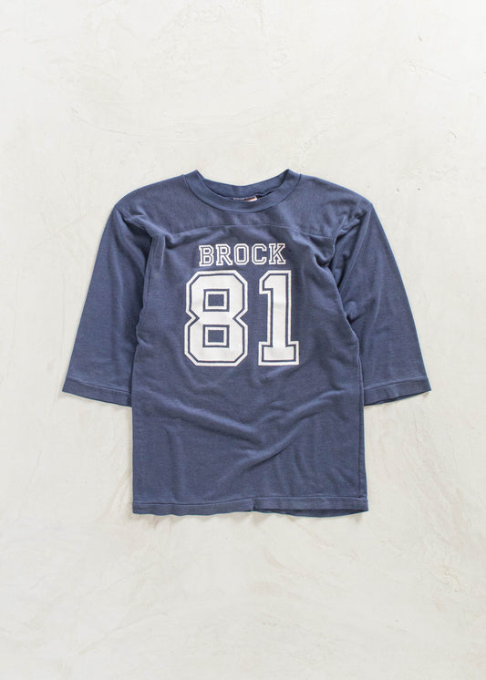 Vintage Brock 3/4 Sleeve Sport T-Shirt Size S/M