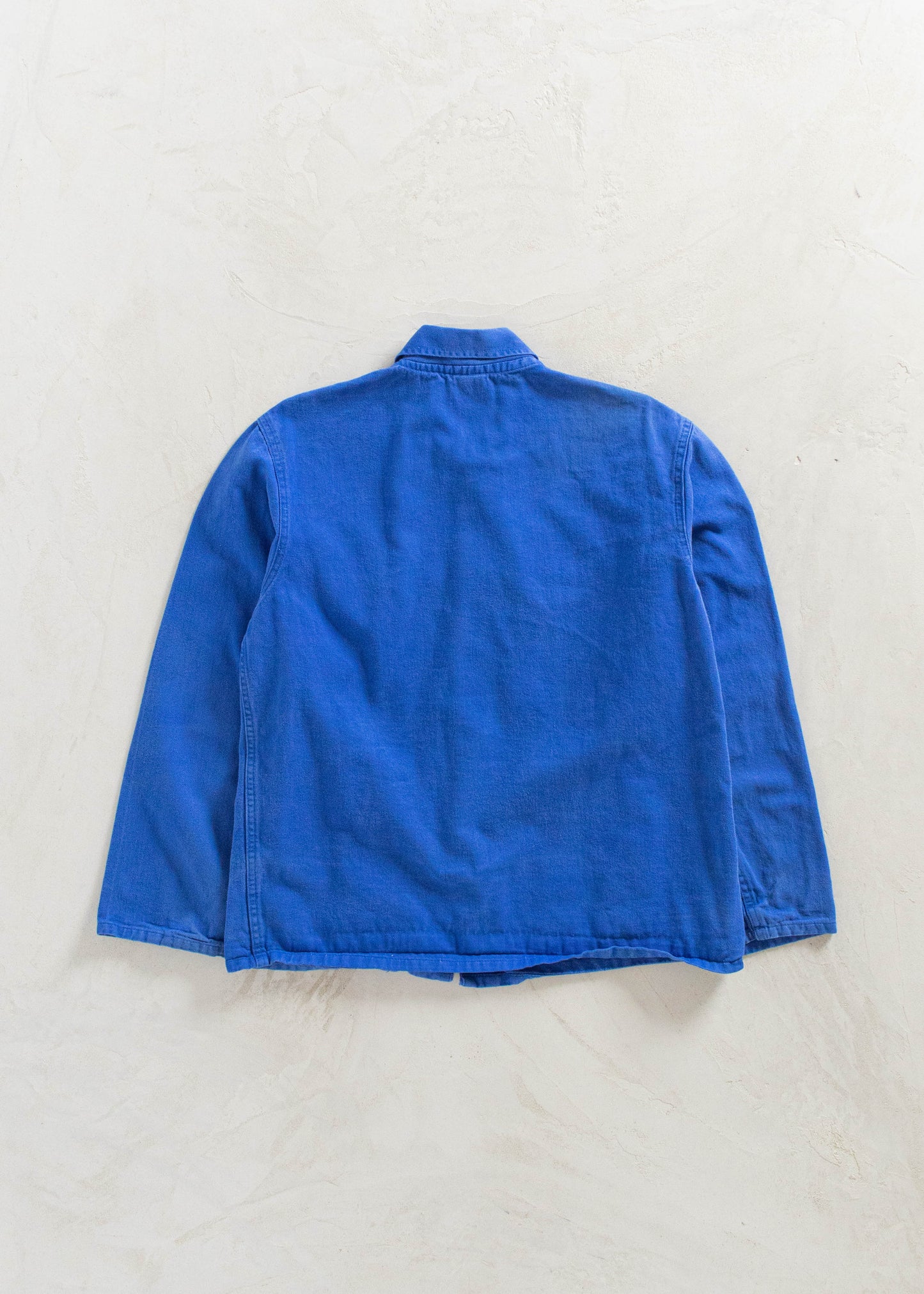 Vintage 1980s L'ideal Bleu de Travail French Workwear Chore Jacket Size S/M