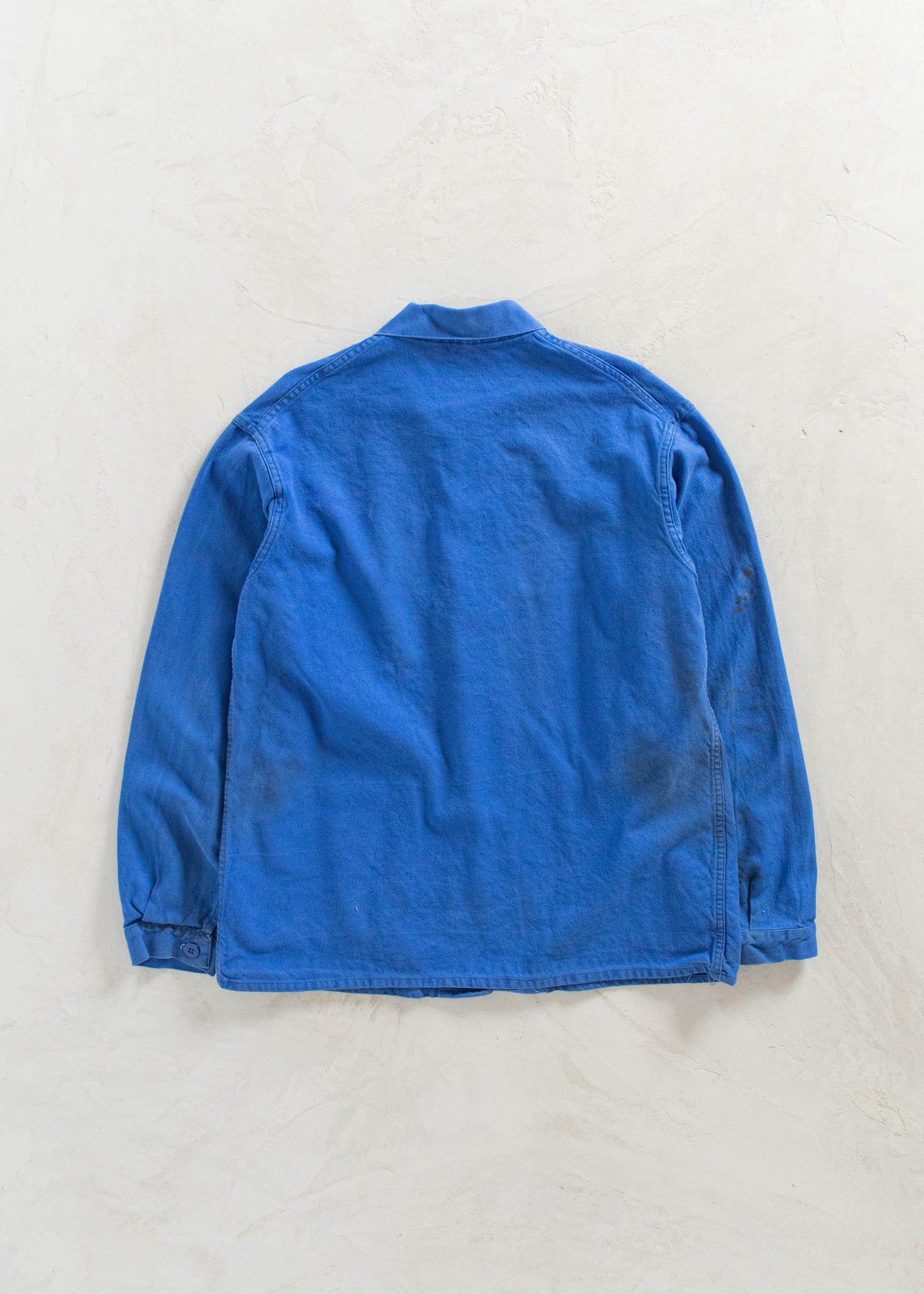 Vintage 1980s Bleu de Travail French Workwear Chore Jacket Size M/L