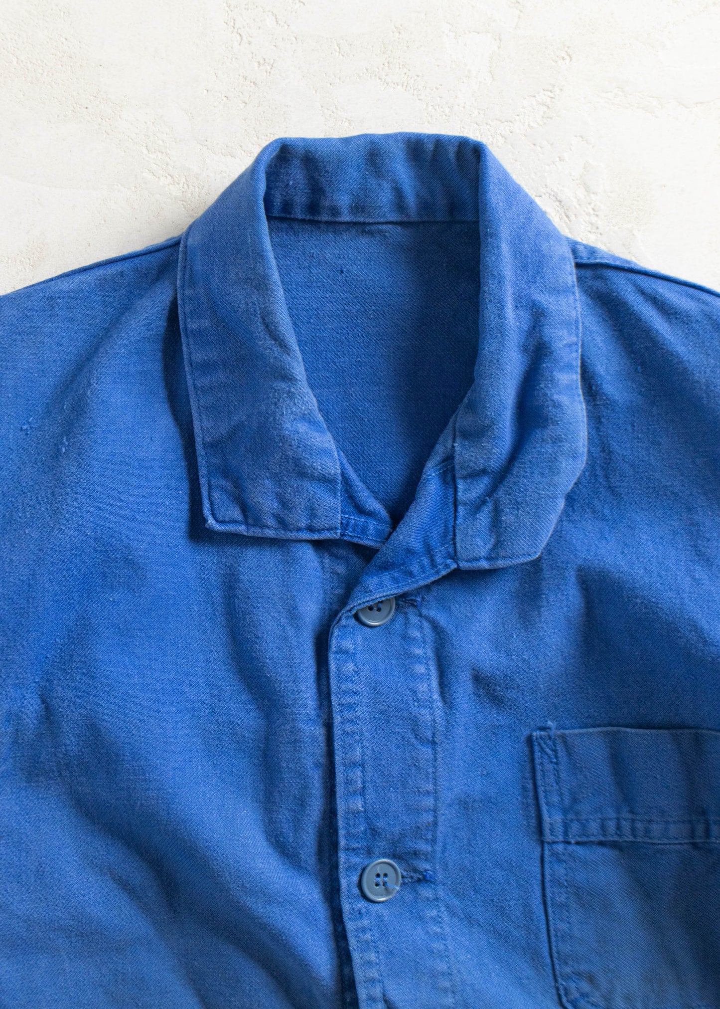 Vintage 1980s Bleu de Travail French Workwear Chore Jacket Size S/M