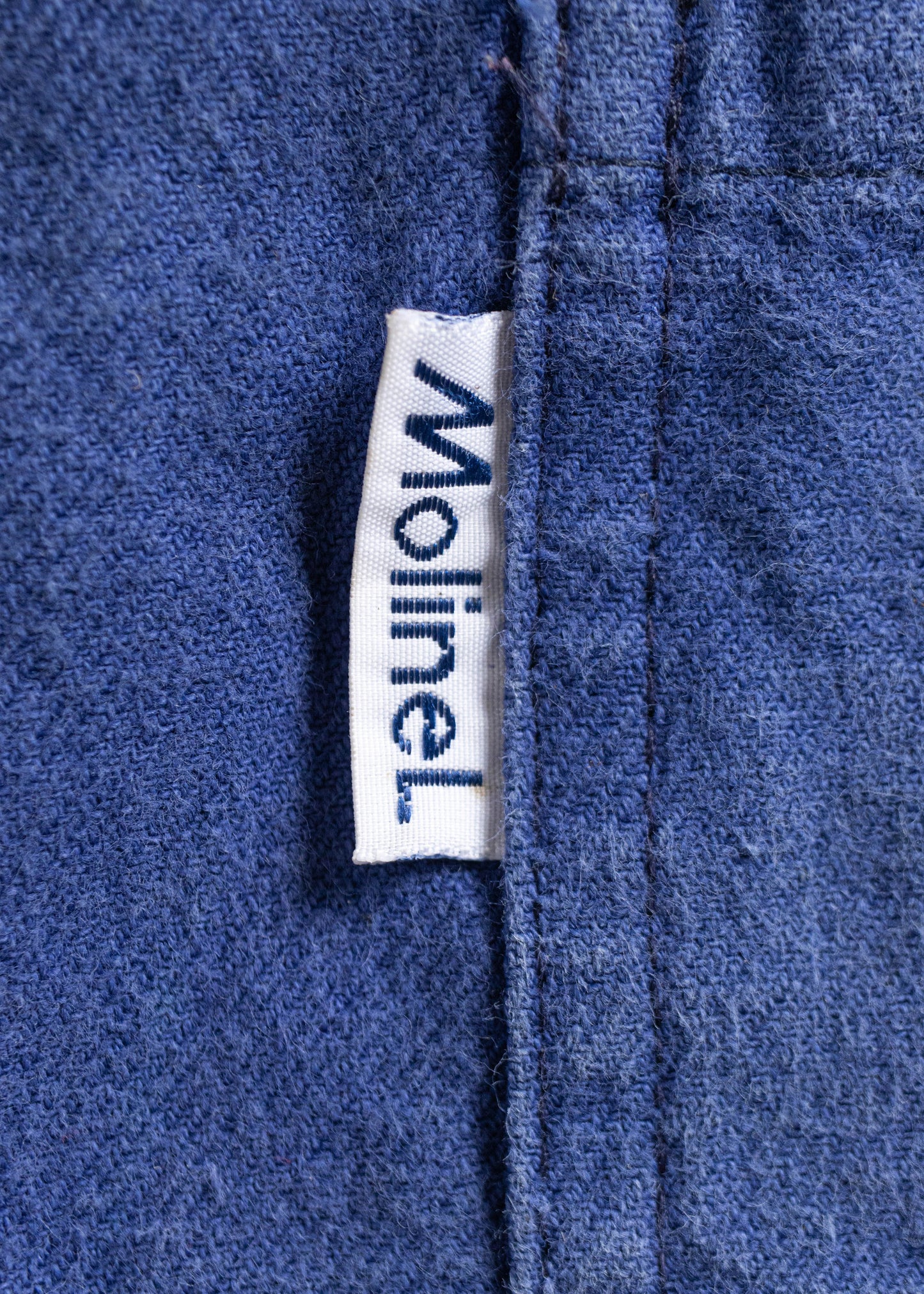 Vintage 1980s Molinel Bleu de Travail French Workwear Chore Jacket Size M/L