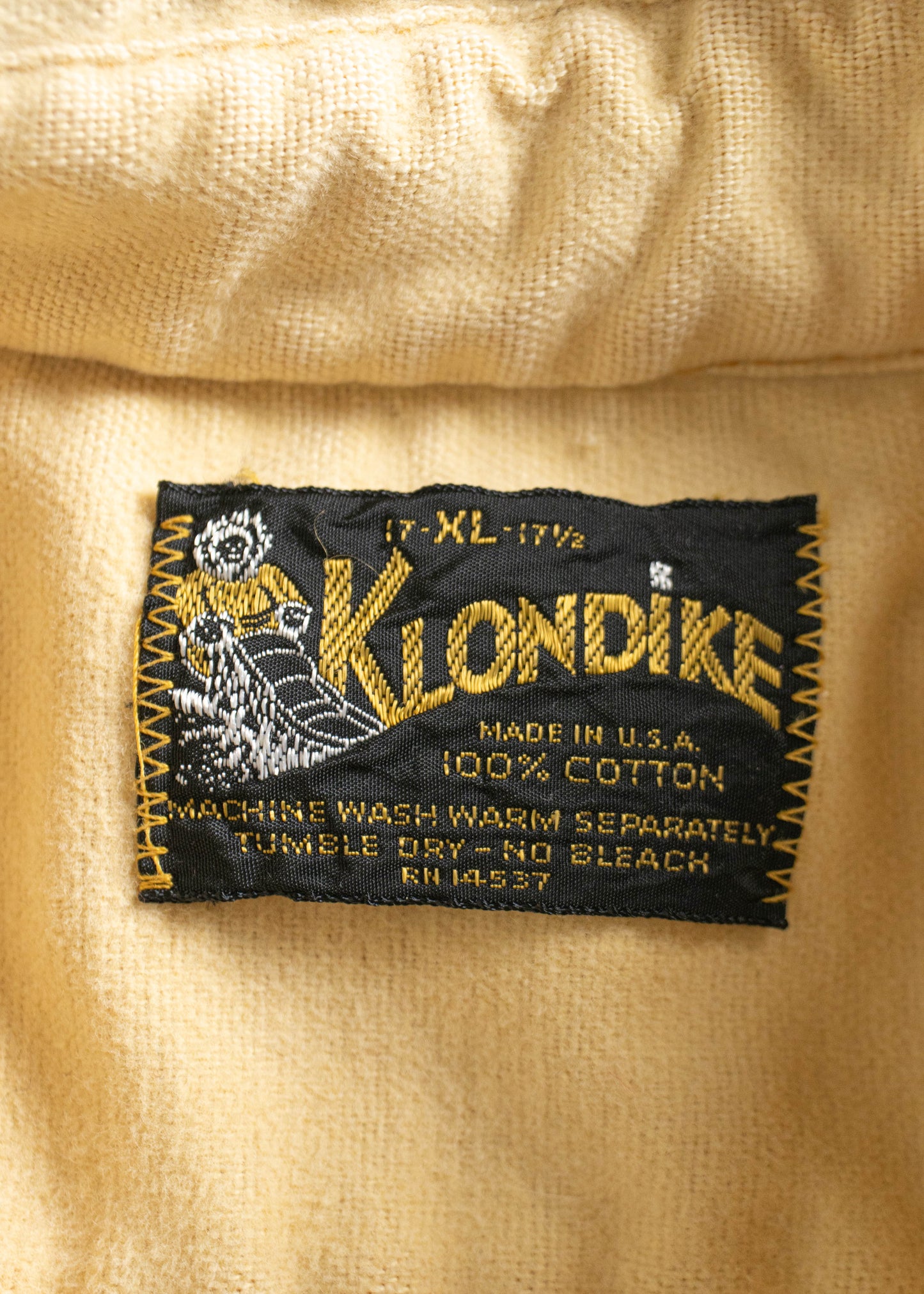 Vintage Klondike Cotton Flannel Button Up Shirt Size XL/2XL