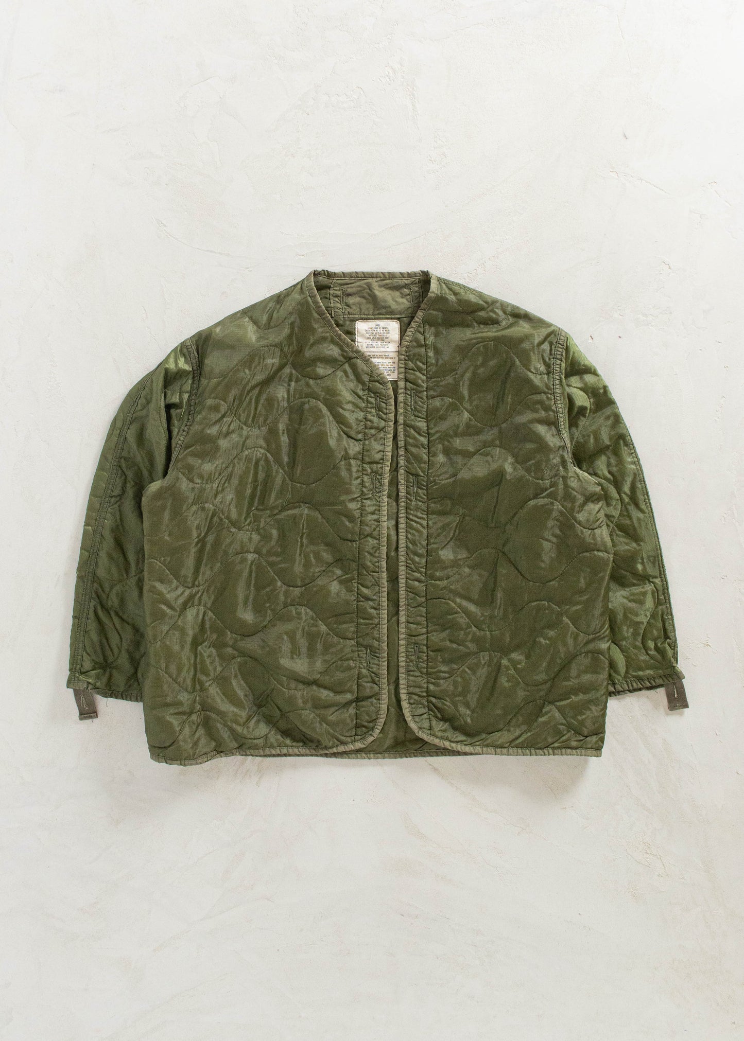 Vintage 1980s Military M-65 Quilted Liner Jacket Size M/L