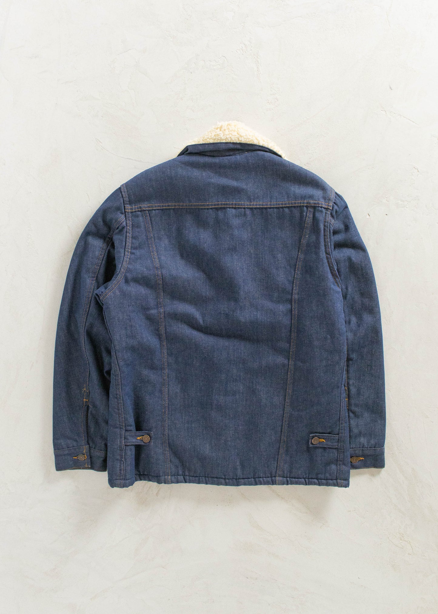 Vintage 1970s Sears Roebucks Sherpa Lined Denim Jacket Size M/L