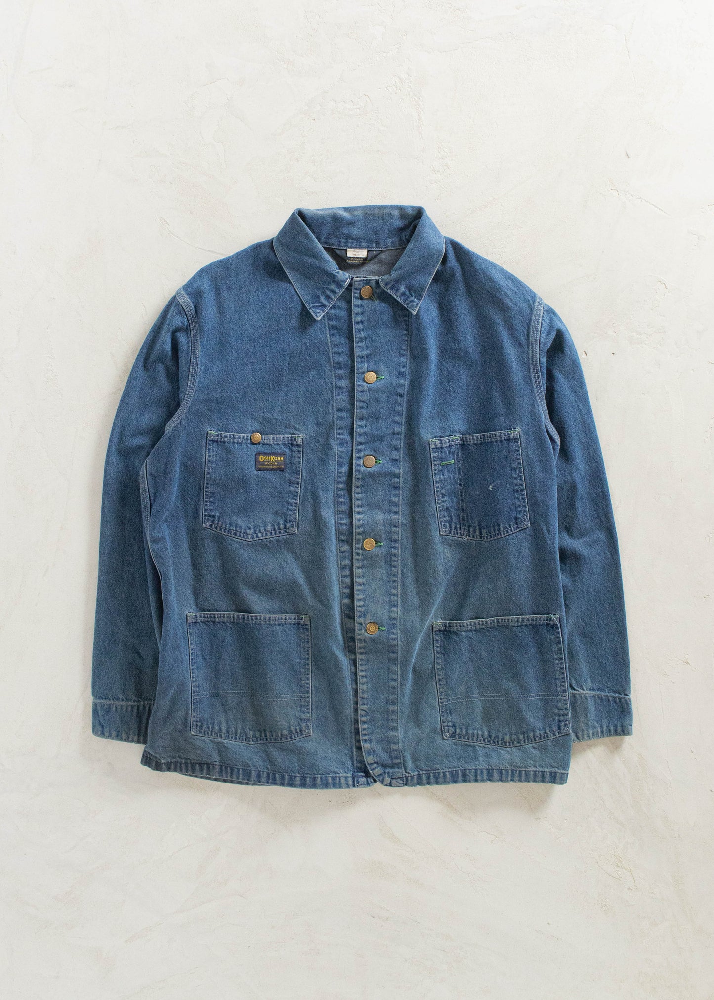 Vintage 1980s Oshkosh Denim Chore Coat Size XL/2XL