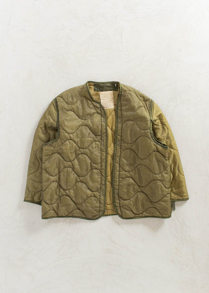 Vintage 1980s Military M-65 Quilted Liner Jacket Size M/L