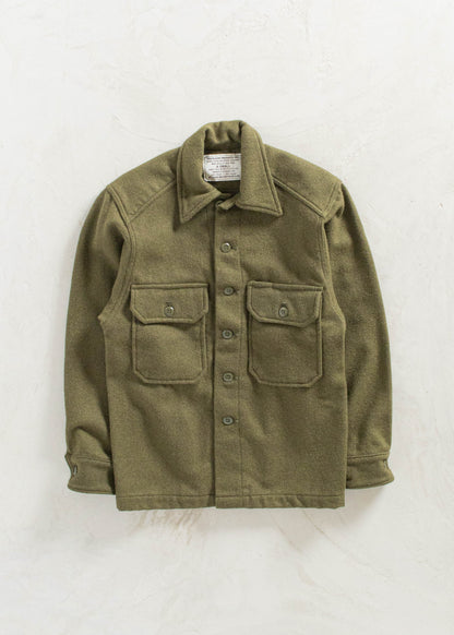 Vintage Military OG 108 Wool Button Up Shirt Size XS/S