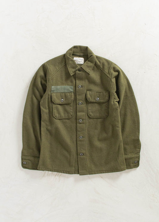 Vintage Military OG 108 Wool Button Up Shirt Size XS/S