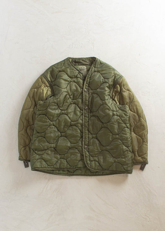 1980s Military M-65 Quilted Liner Jacket Size L/XL