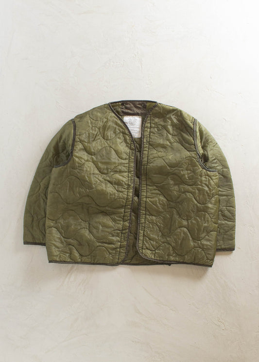 1980s Military M-65 Quilted Liner Jacket Size XL/2XL