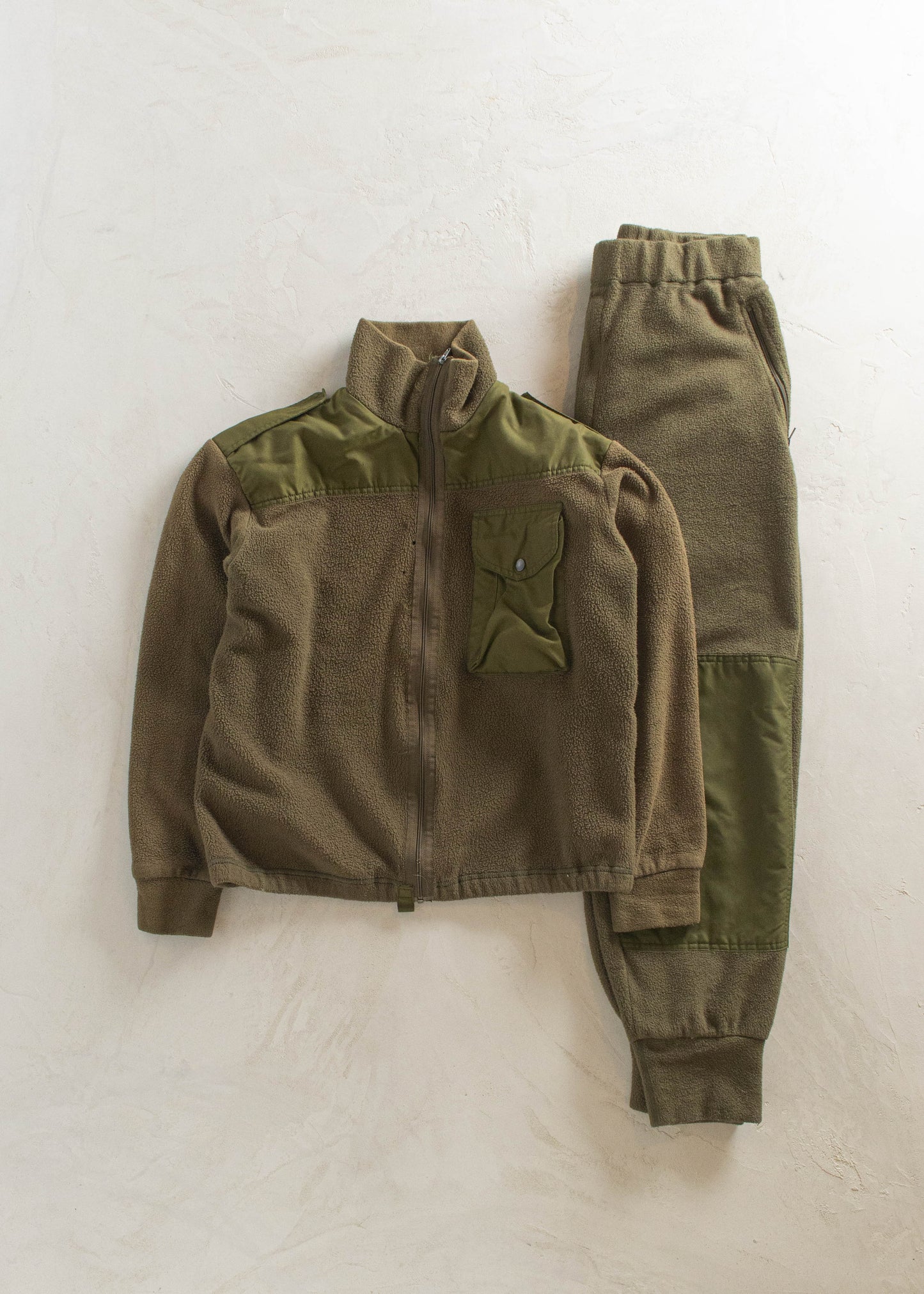 1990s Military Combat Polar Fleece Sweatpants Size S/M