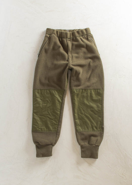 1990s Military Combat Polar Fleece Sweatpants Size XS/S