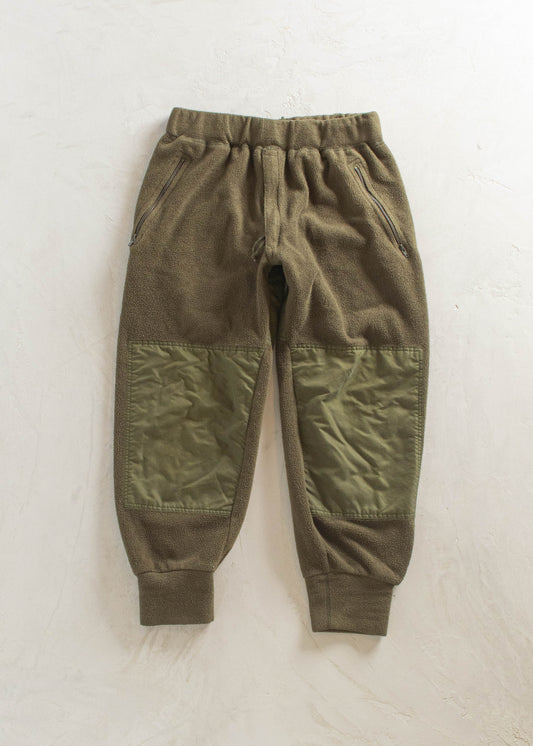 1990s Military Combat Polar Fleece Sweatpants Size S/M