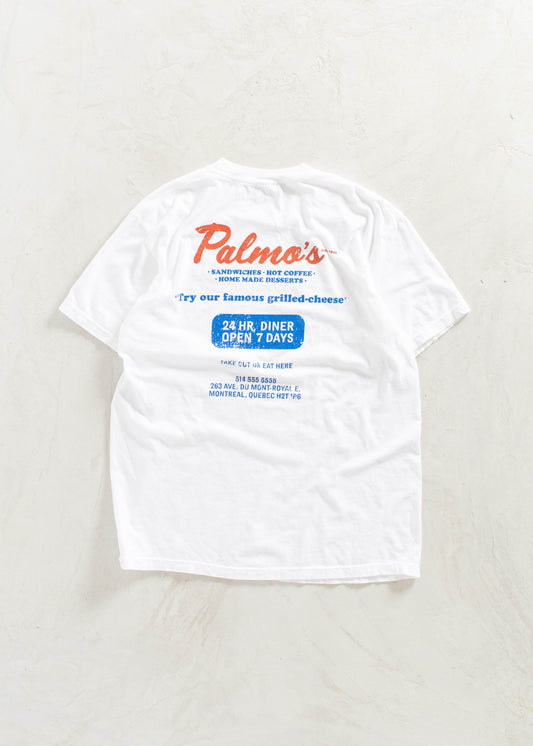 Palmo Goods Collection Palmo's Diner T-Shirt Size S