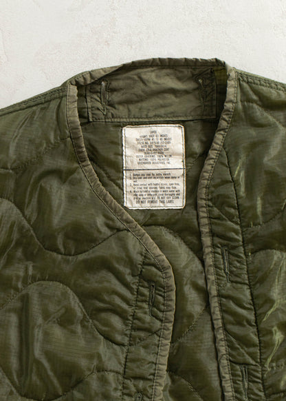 Vintage 1980s Military M-65 Quilted Liner Jacket Size M/L