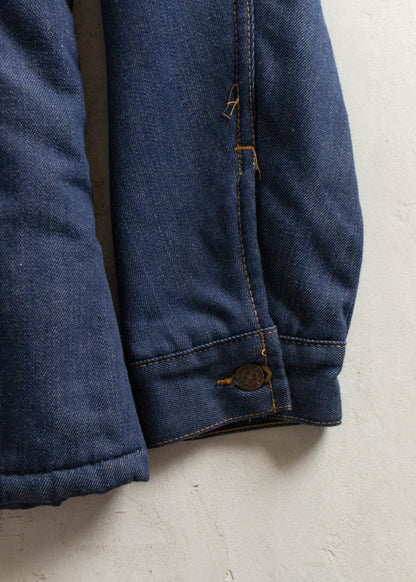 Vintage 1970s Sears Roebucks Sherpa Lined Denim Jacket Size M/L