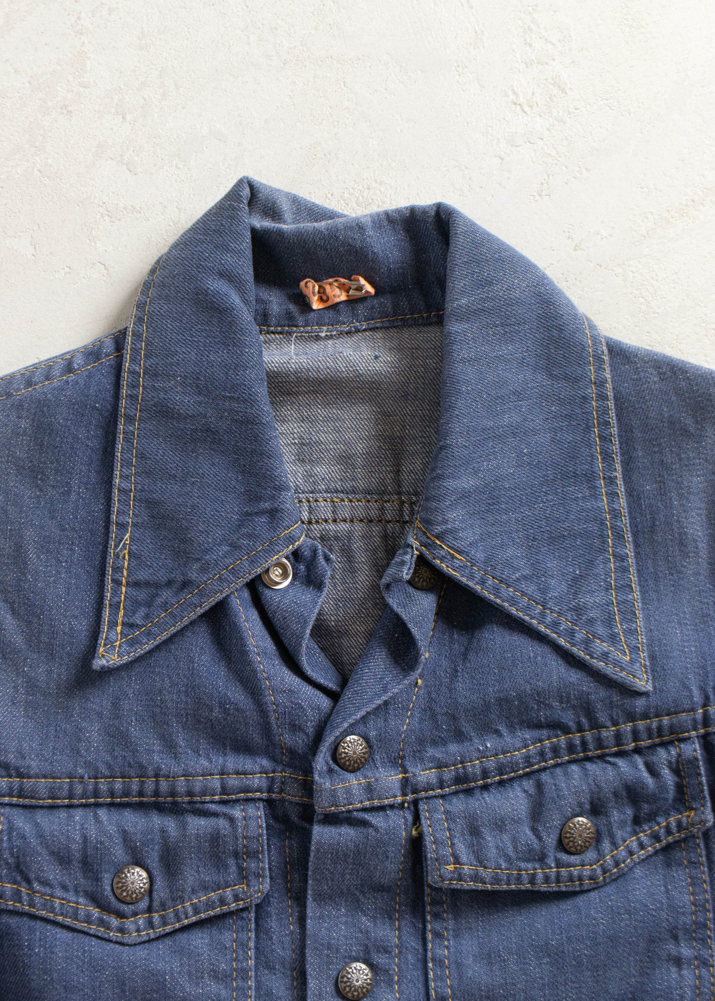 Vintage Trucker Denim Jacket Size 3XS/2XS