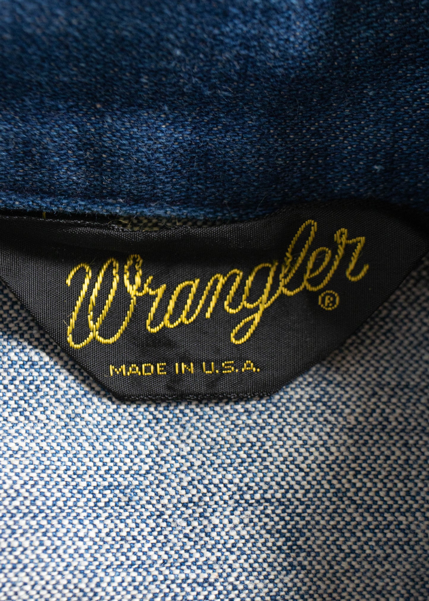 Vintage 1970s Wrangler Trucker Denim Jacket Size XS/S