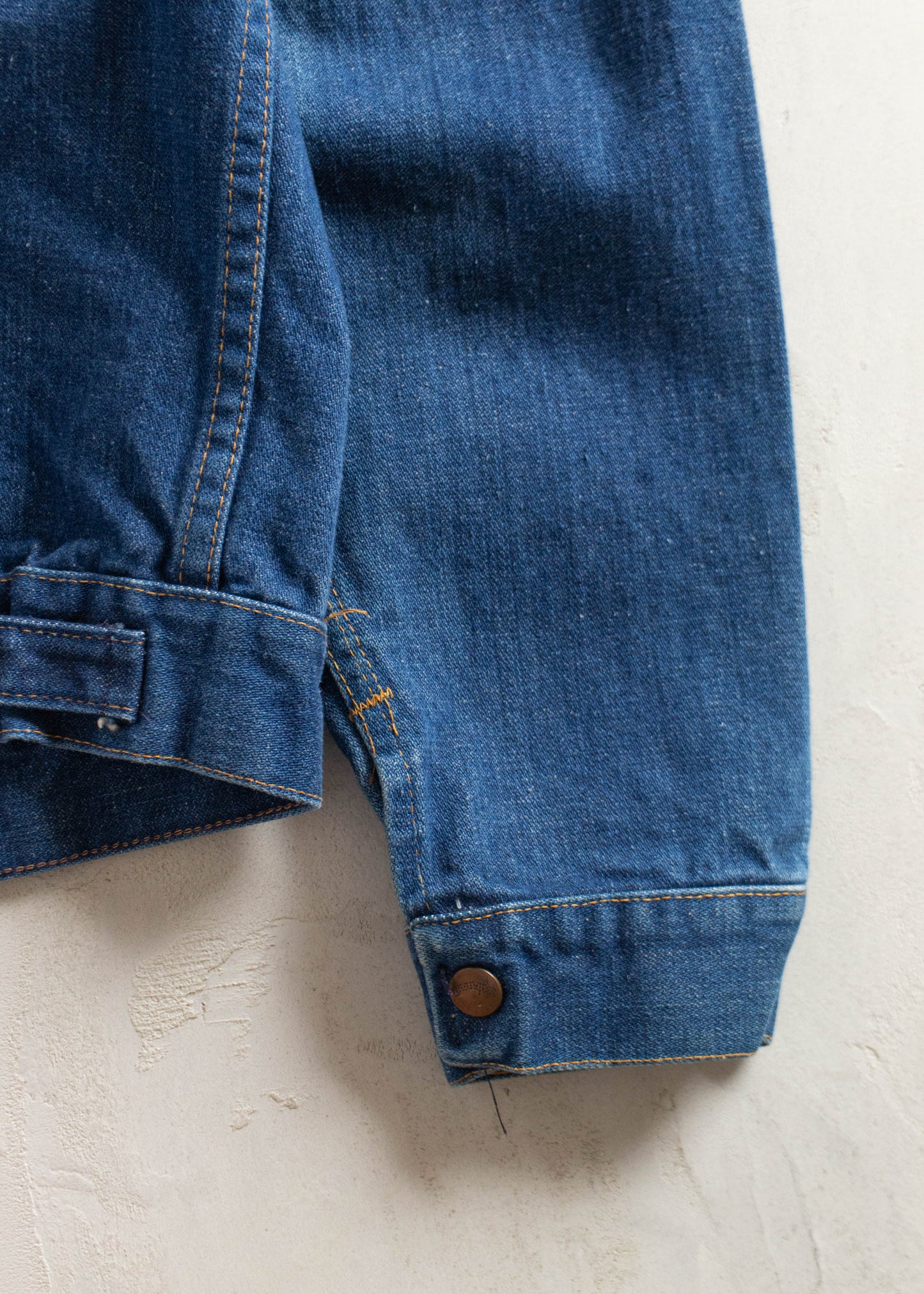 Vintage 1970s Wrangler Trucker Denim Jacket Size XS/S