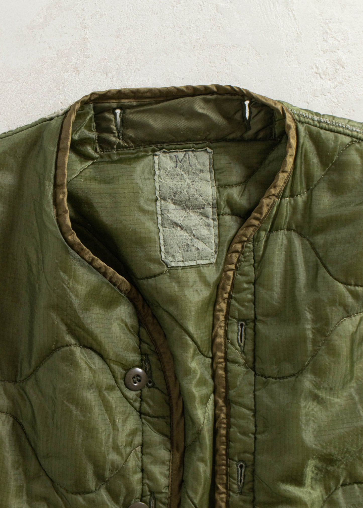 Vintage 1980s Military M-65 Quilted Liner Jacket Size M/L