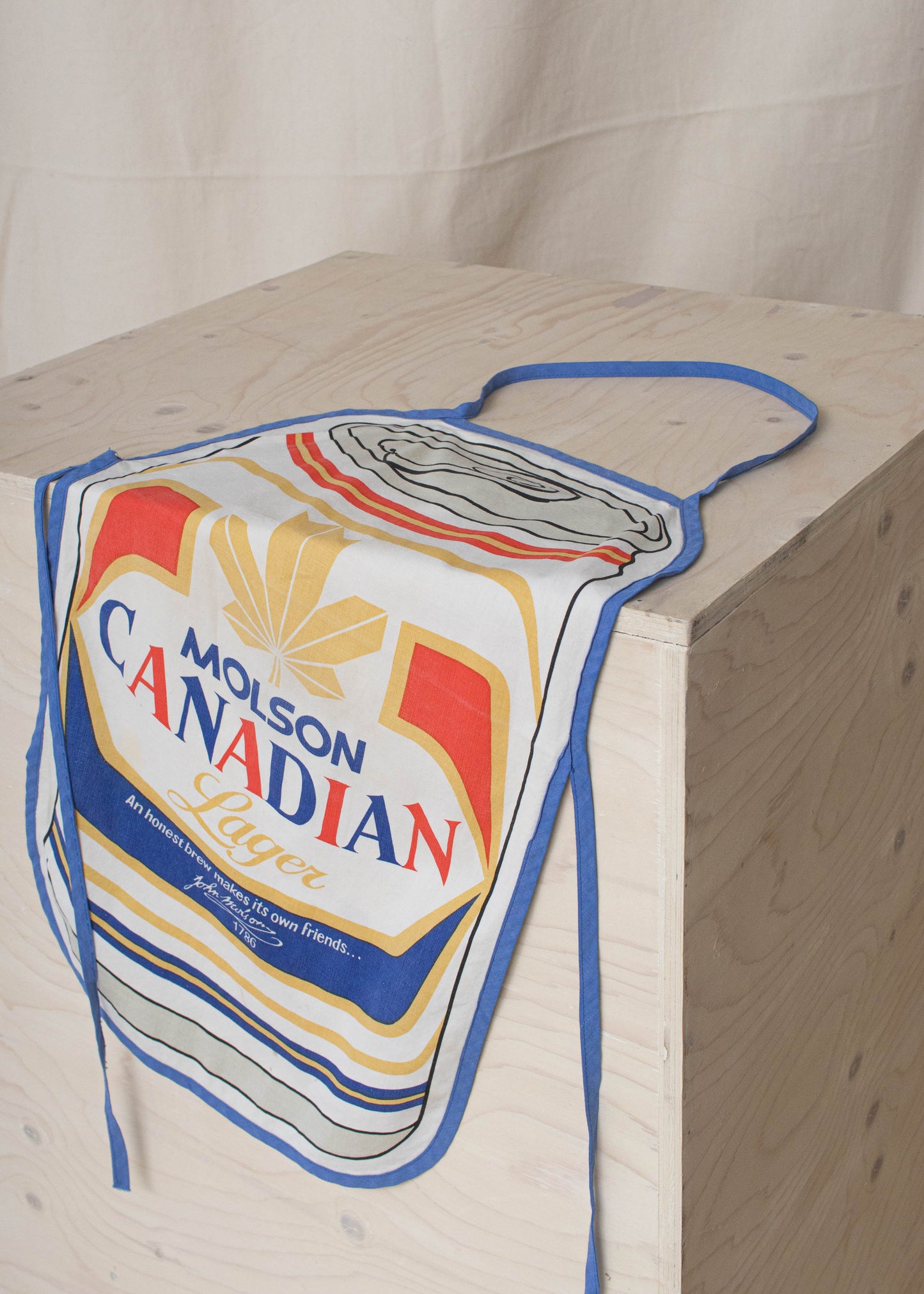 Vintage Molson Canadian Beer Cooking Apron