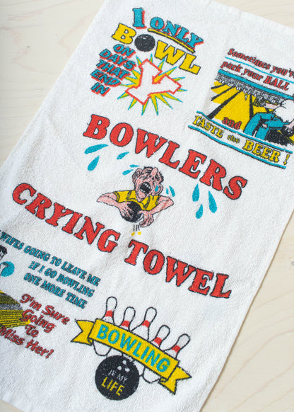 1970s Bowling Hand Towel