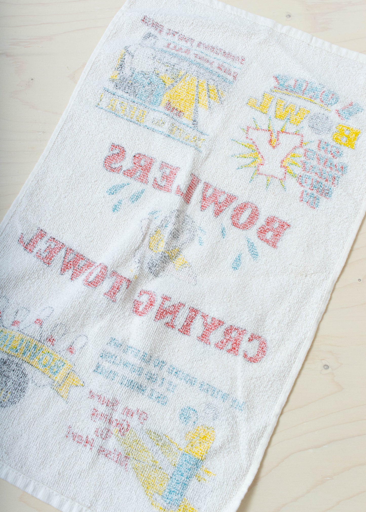 1970s Bowling Hand Towel