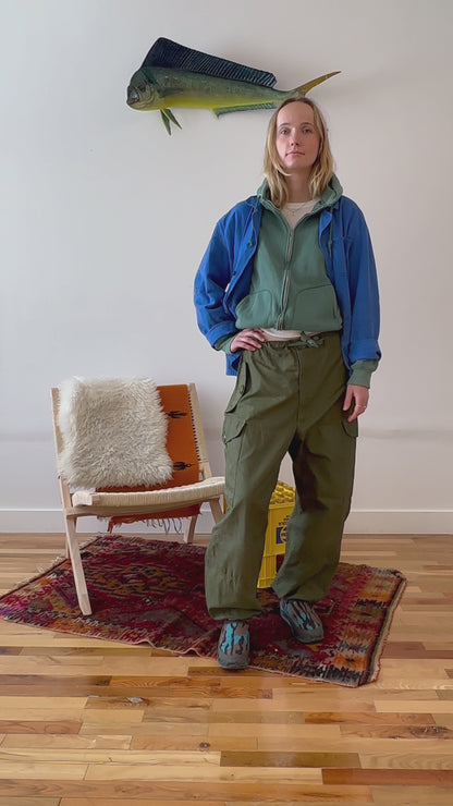 1980s Military Wind Cargo Pants Size M/L