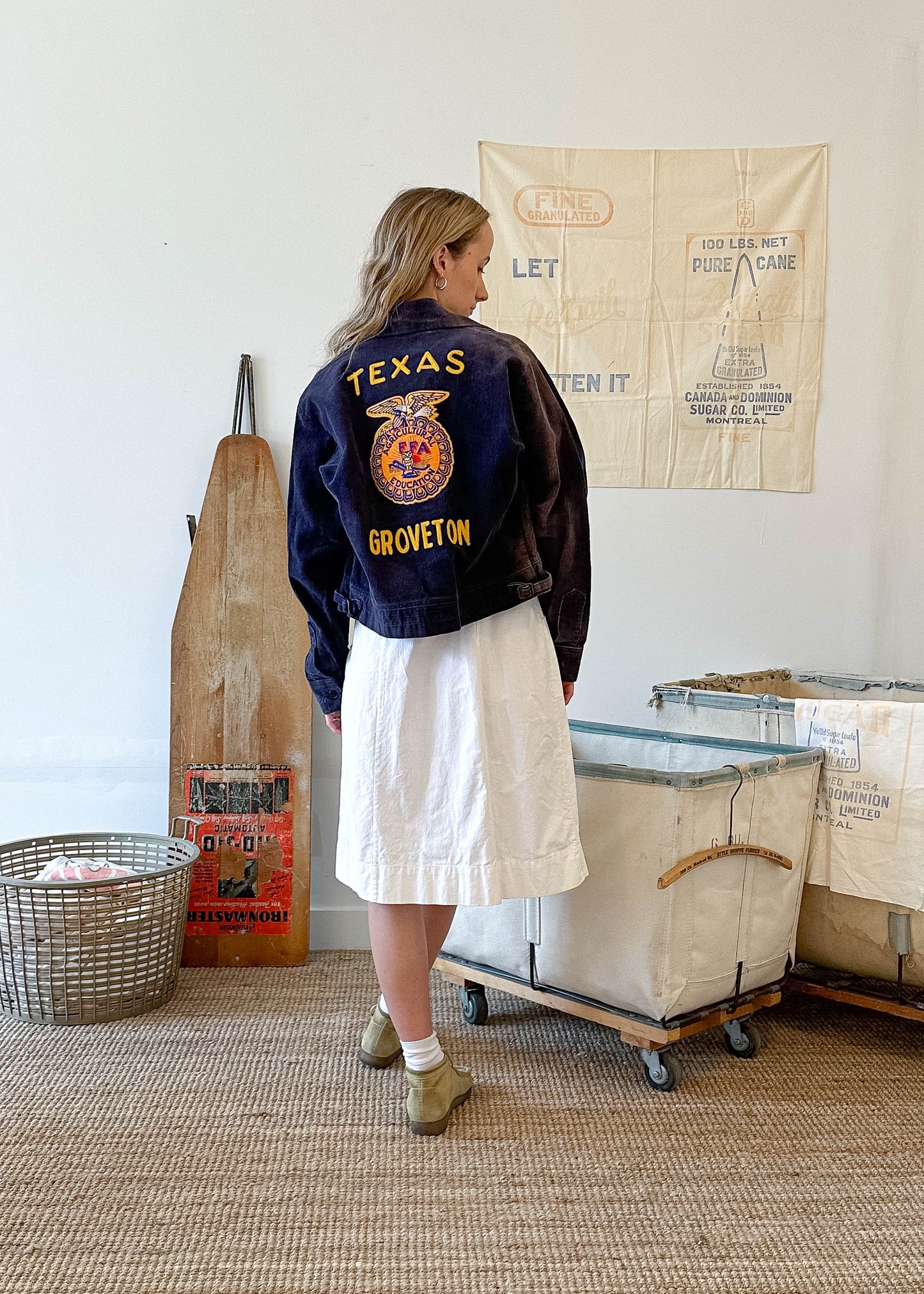 1980s FFA Texas Jacket Size S/M