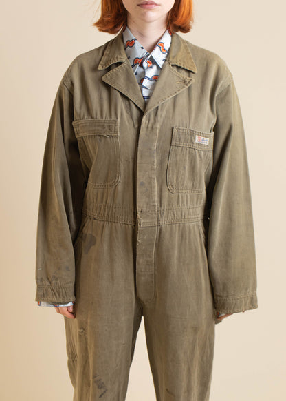 Vintage 1940s Monarch Wear Coveralls Size S/M