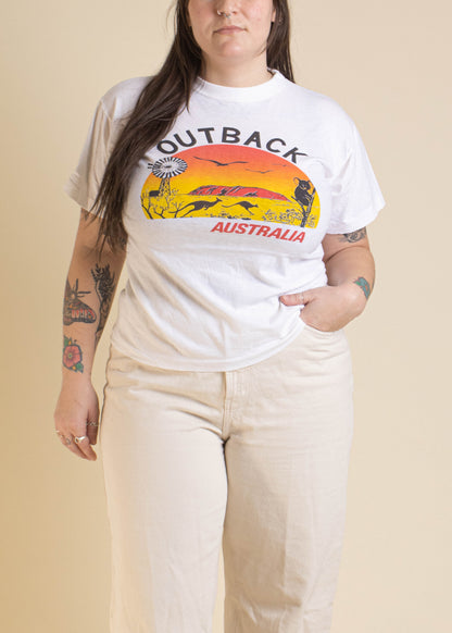 1980s Australia Outback Souvenir T-Shirt Size M/L