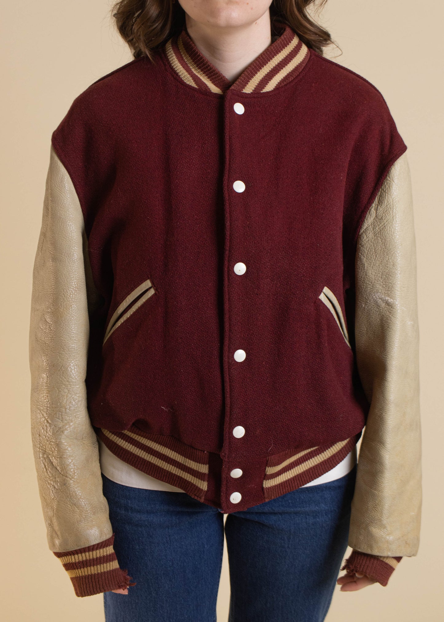 1950s Butwin Varsity Letterman Jacket Size L/XL