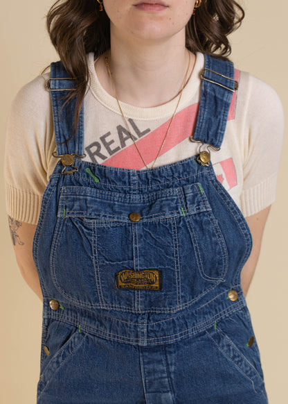 Vintage 1960s Washington "DeeCee" Sanforized Denim Overalls Size XS/S