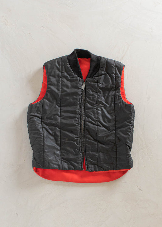 1990s Reversible Quilted Nylon Vest Size L/XL