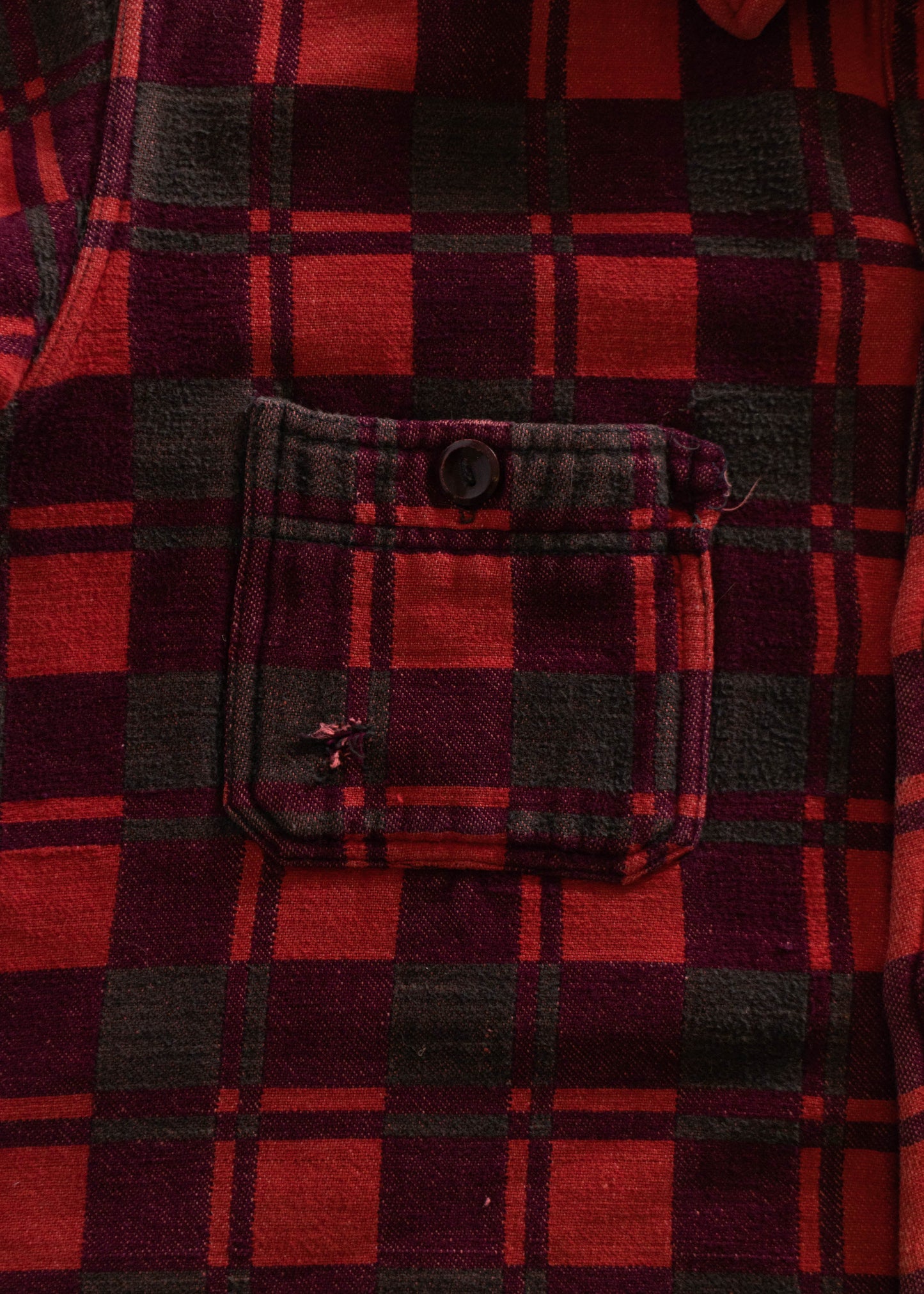 1980s Champion Flannel Button Up Shirt Size M/L