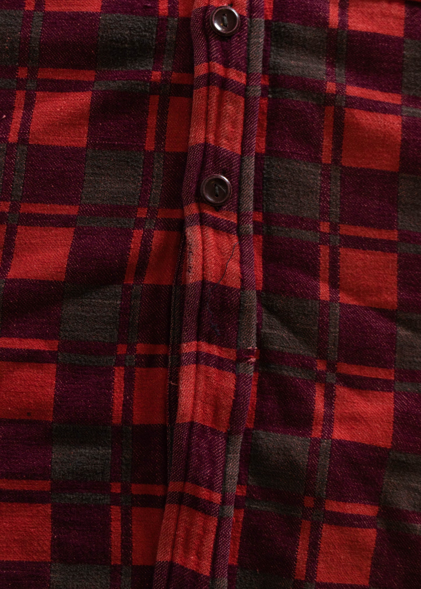 1980s Champion Flannel Button Up Shirt Size M/L