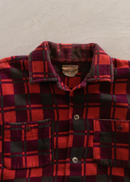 1980s Champion Flannel Button Up Shirt Size S/M