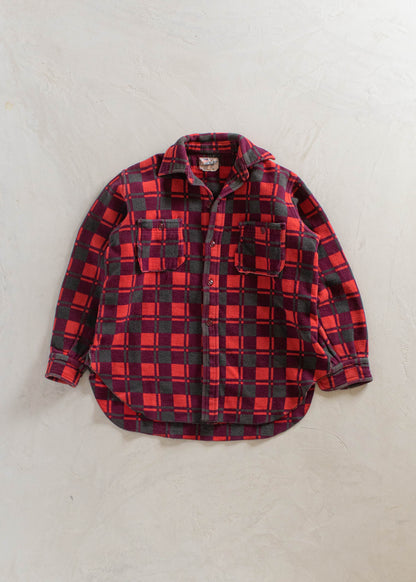 1980s Champion Flannel Button Up Shirt Size M/L