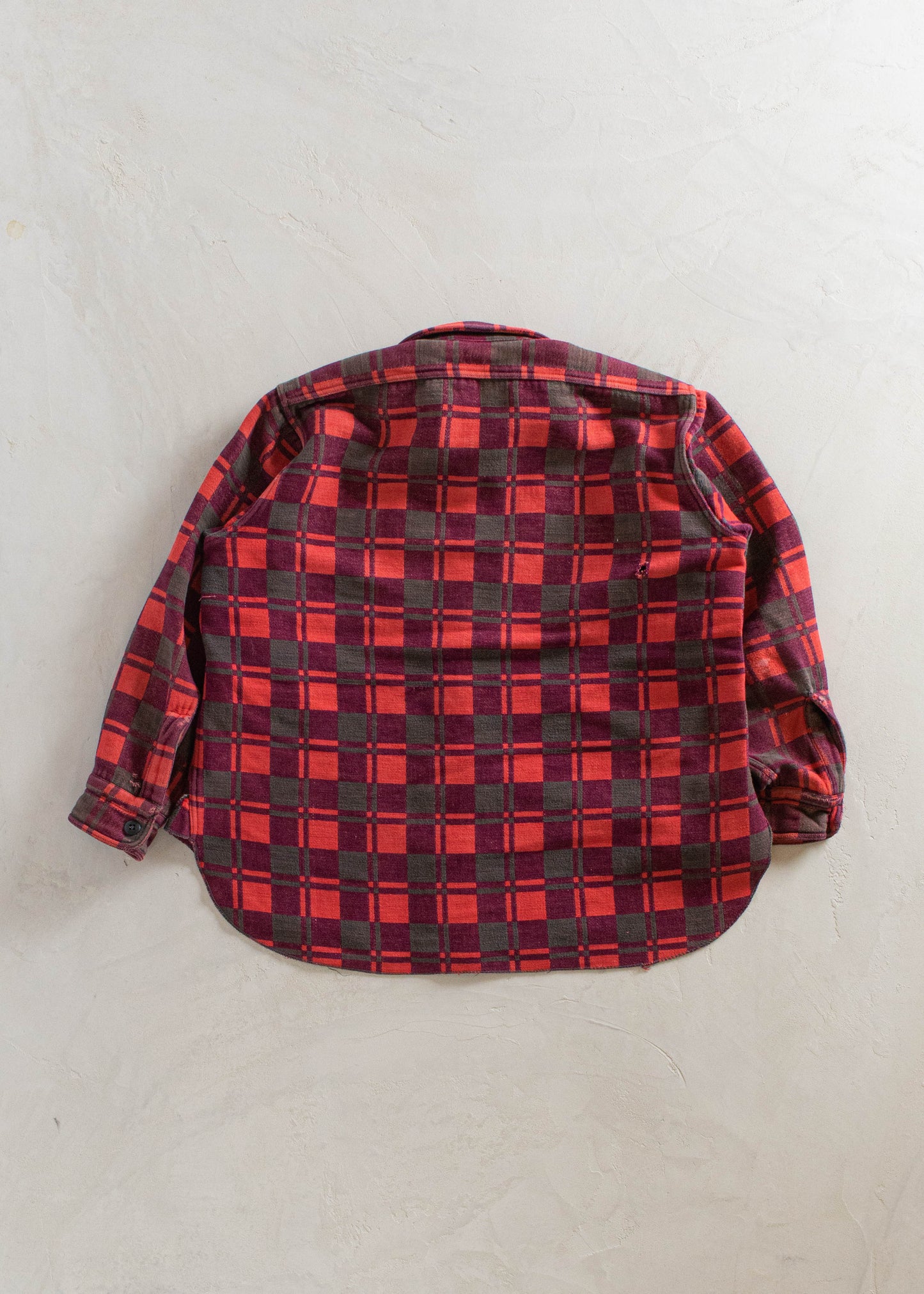 1980s Champion Flannel Button Up Shirt Size M/L