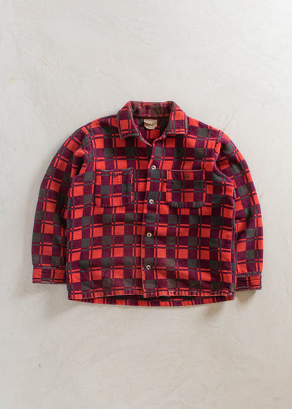 1980s Champion Flannel Button Up Shirt Size S/M