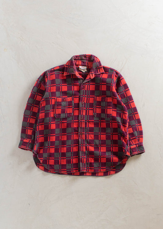 1980s Champion Flannel Button Up Shirt Size M/L