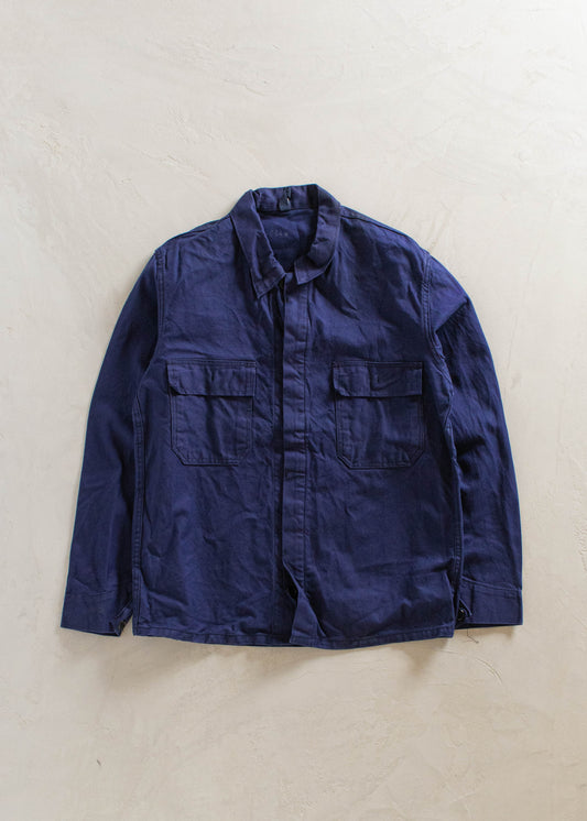 1980s European Workwear Button Up Chore Jacket Size S/M