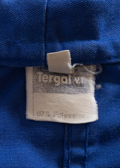 1980s Tergal European Workwear Zip Up Chore Jacket Size 2XL/3XL