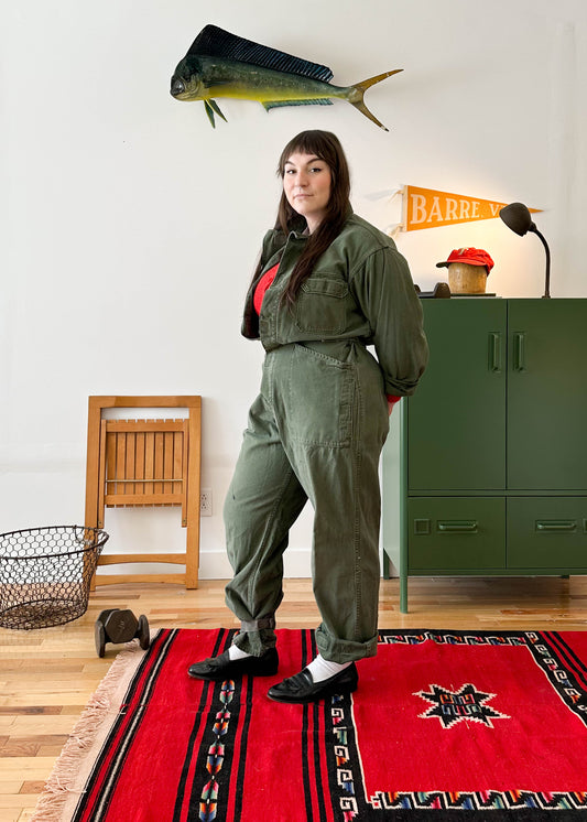 1970s OG 107 Type I Coveralls Size L/XL