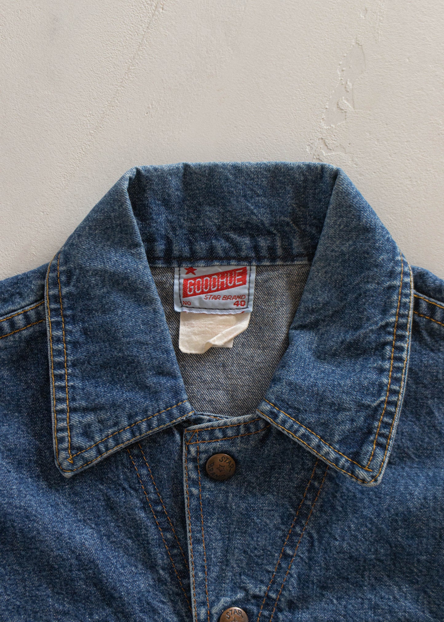 1970s Goodhue Denim Trucker Jacket Size XS/S